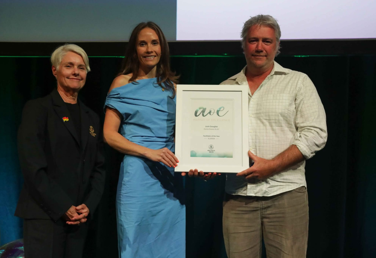 Kiama Downs SLSC captain honoured at SLSNSW Awards