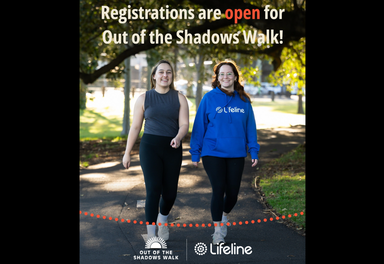 Lifeline Northern NSW calls on NRs community to unite for ‘Out of the Shadows’ walk on World Suicide Prevention Day