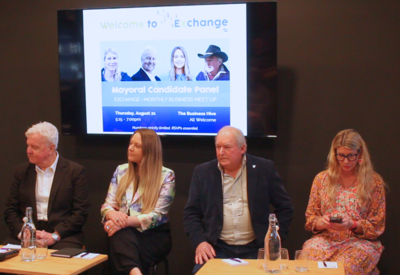 Mayoral candidates face off on business vision
