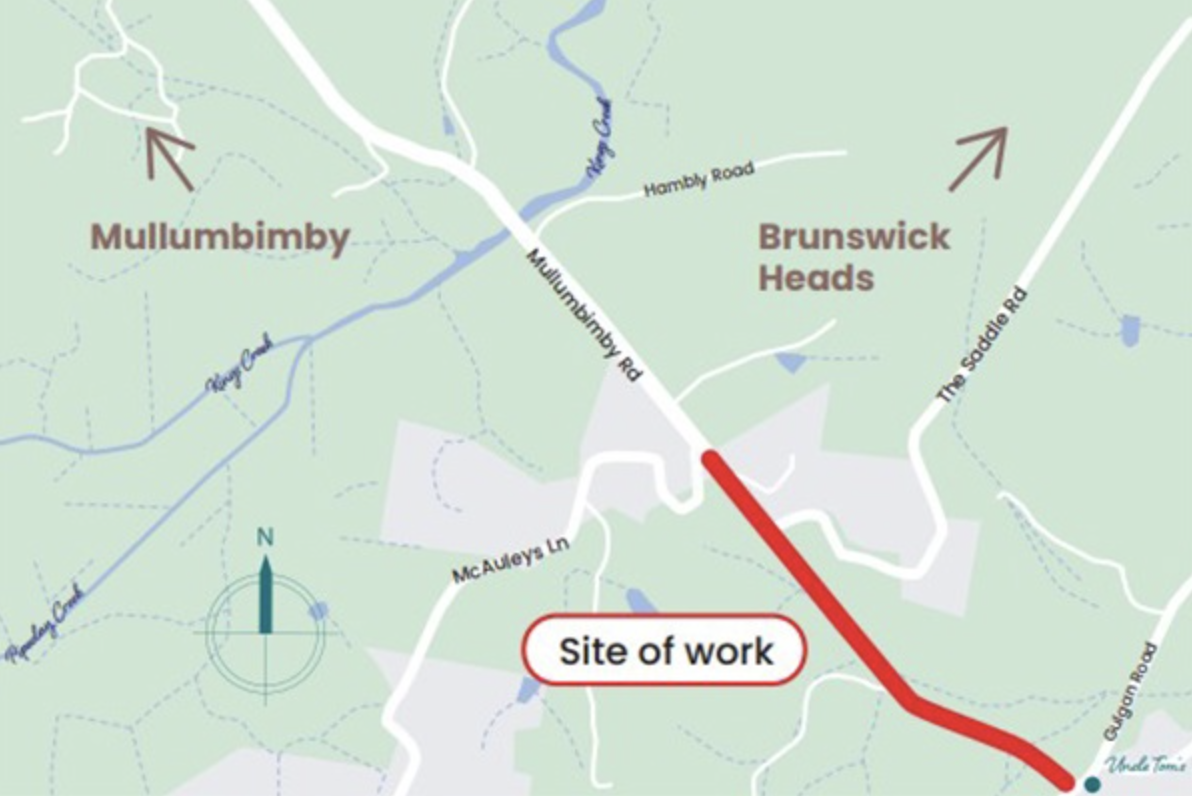 Major traffic delays expected on Mullumbimby Road from 8 September