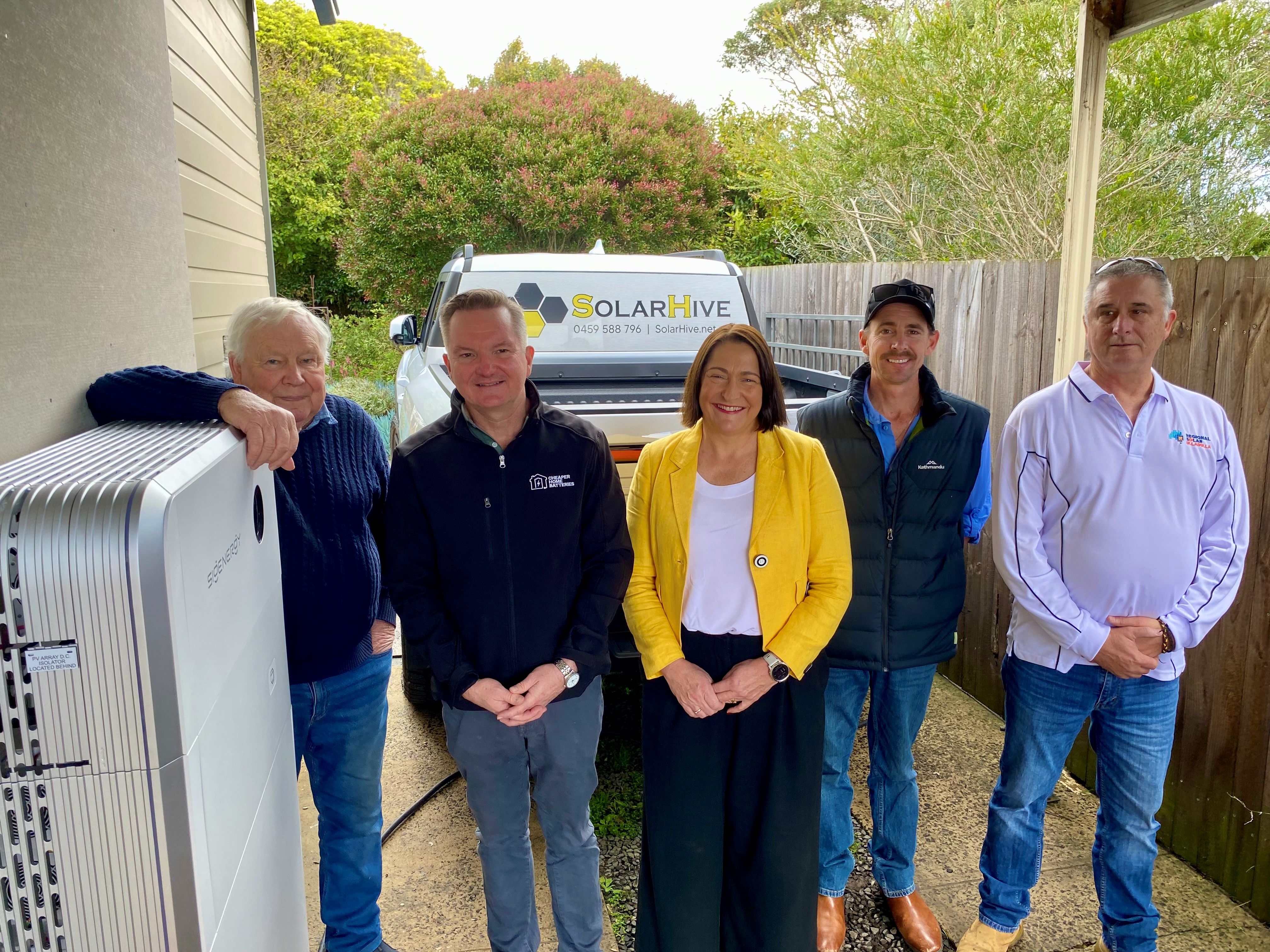 Switched on: Gilmore tops the state for household solar batteries
