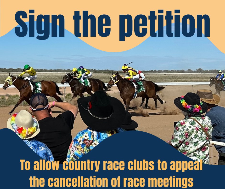 Country race clubs need fair treatment on cancellations