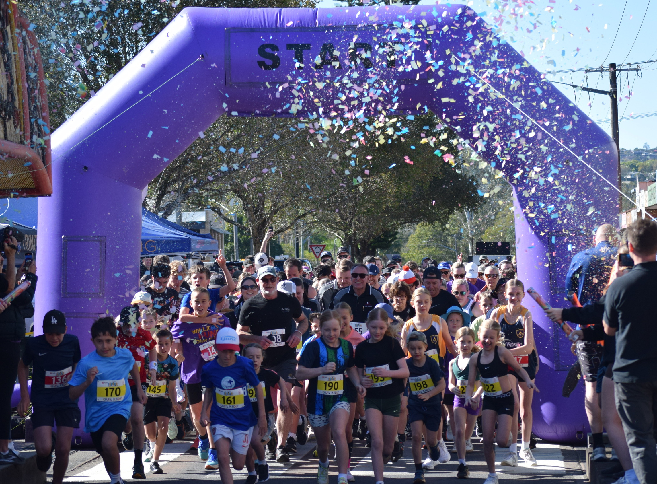 Huge numbers highlight the Darrel Chapman Fun Run