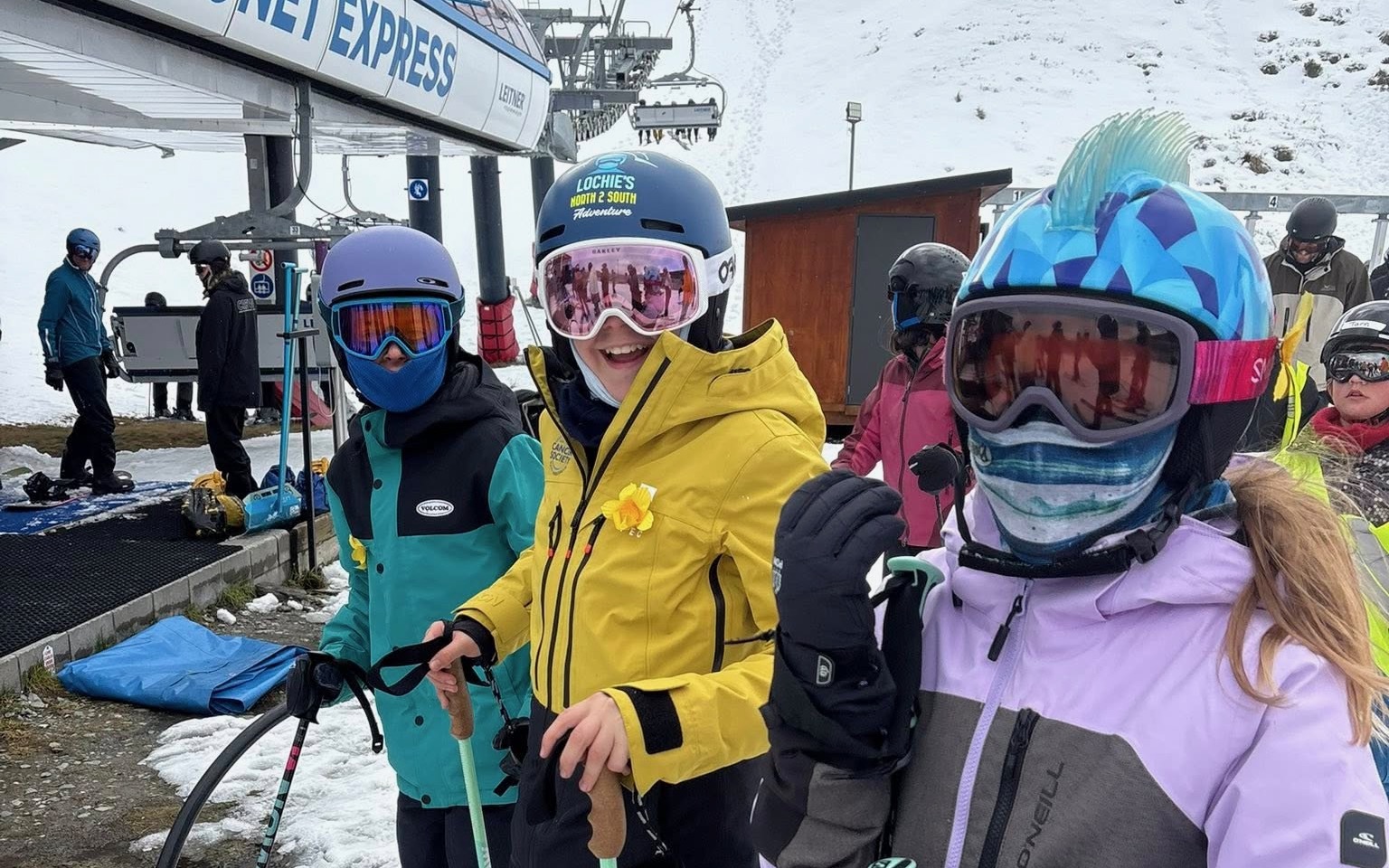 Cromwell boy skis almost three Everests for Cancer Society