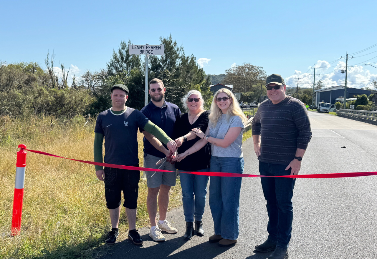 South Lismore bridge named in honour of a dedicated bridge builder