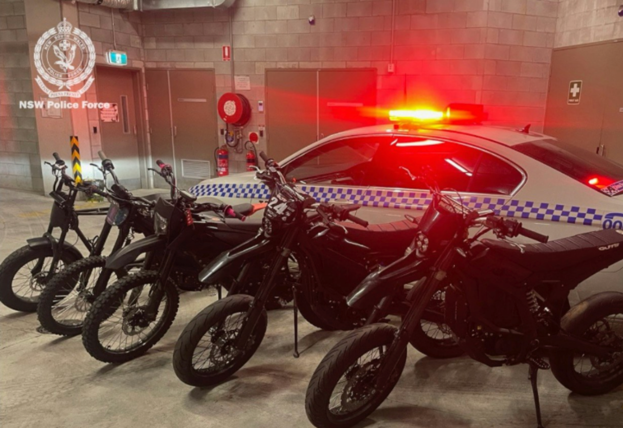 Five teenagers arrested and multiple e-bikes seized in northern NSW