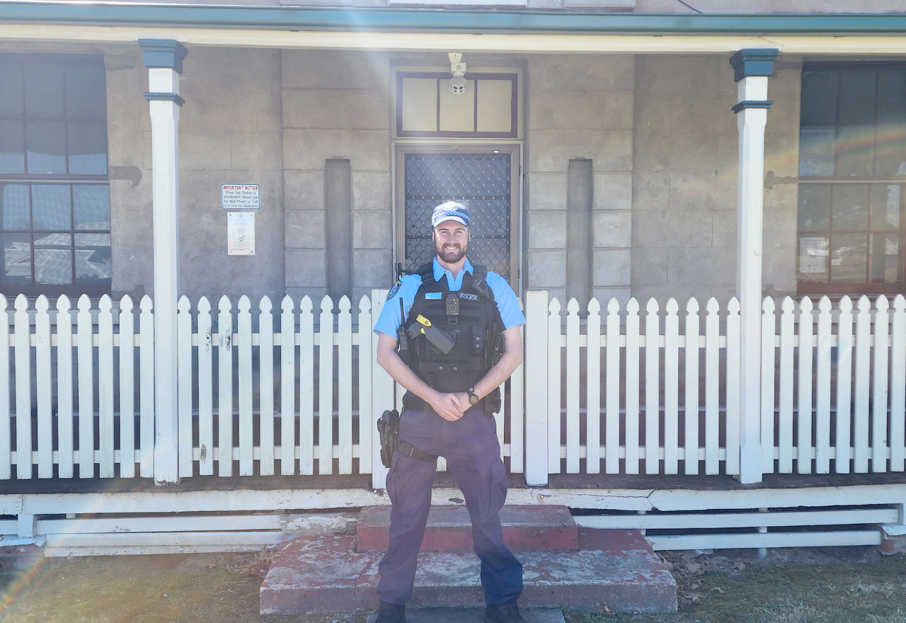Saffin welcomes Probationary Constable to the Tenterfield beat