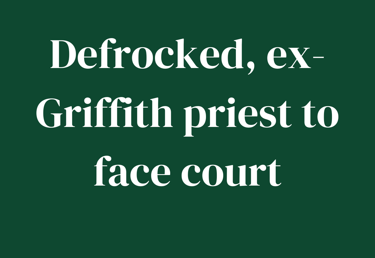 A former Anglican priest who served in Griffith has been charged with historical child sex offences