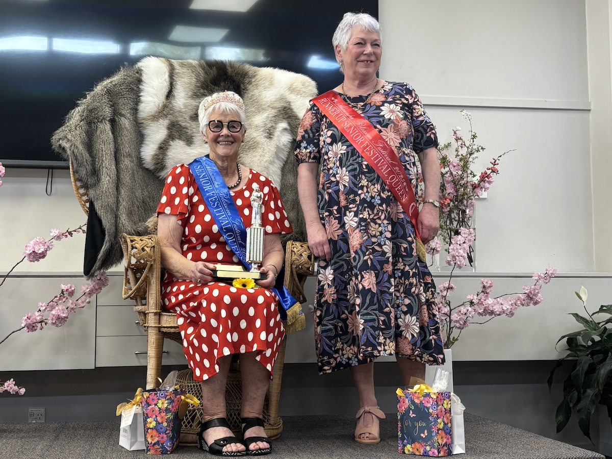 Senior Blossom Festival Queen makes national TV