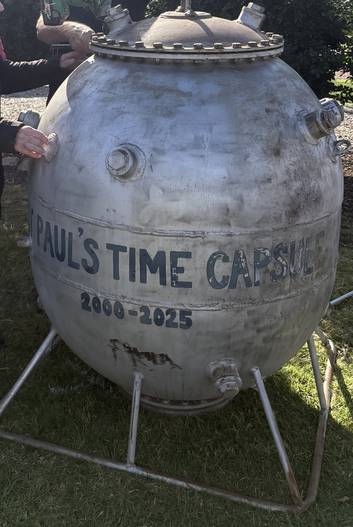 A step back in time: Hay time capsule opened