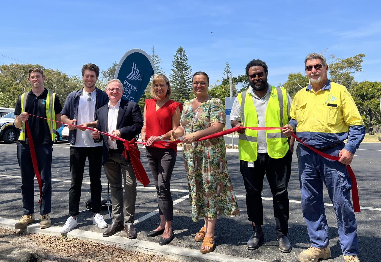 Celebrations for the official opening of the South Beach Road upgrade 