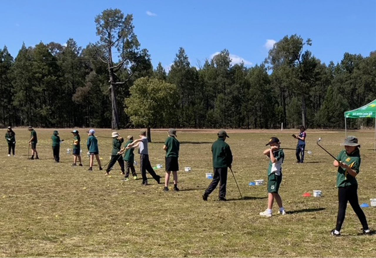 Junior golfers swing into action at Baradine