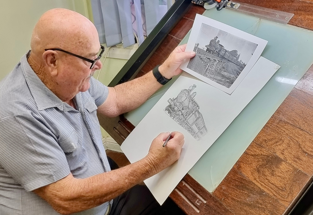 Ralph Steel: The man drawing Kiama’s history back to life