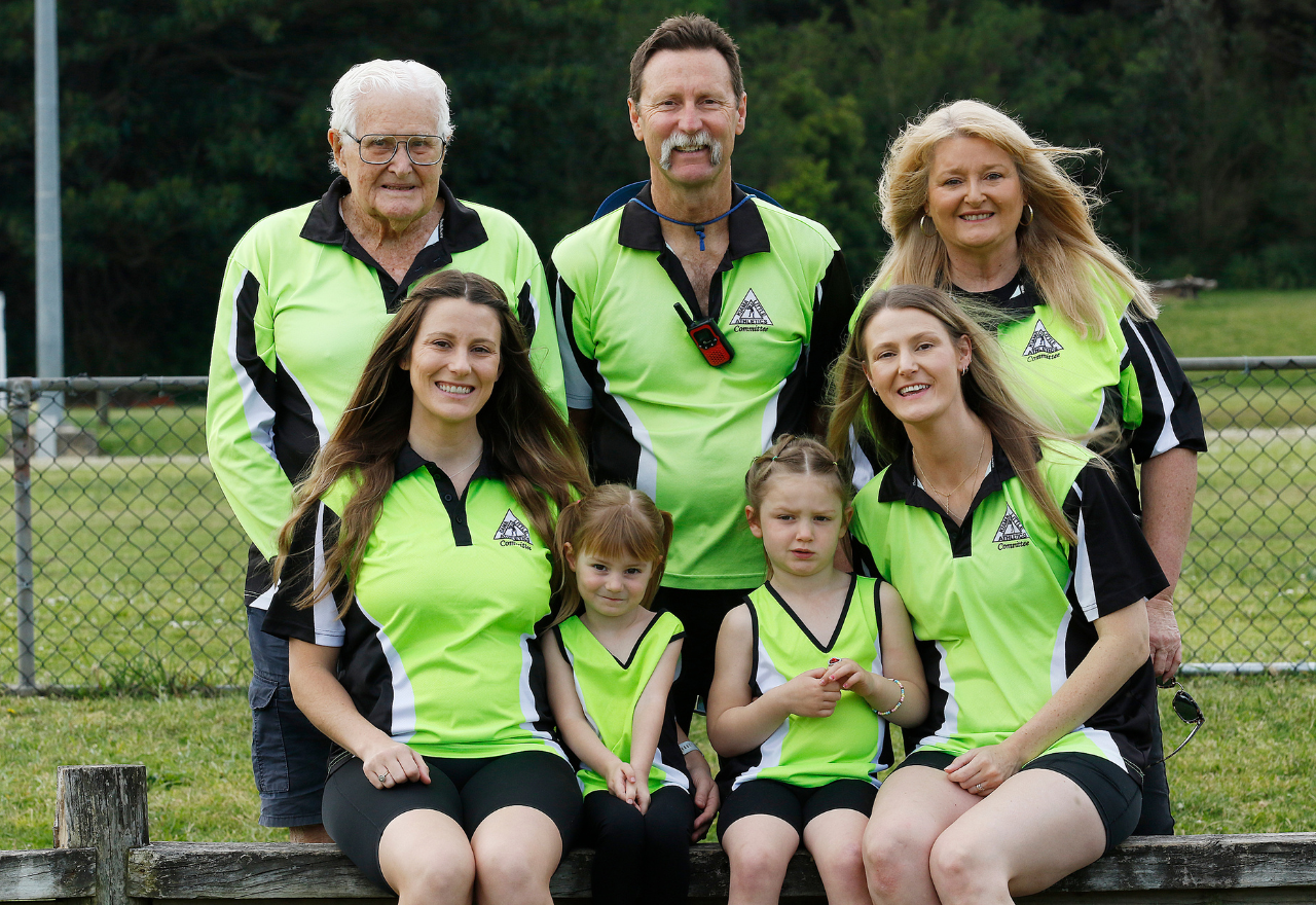 Four generations, one track: A Kiama family's legacy in Little Athletics
