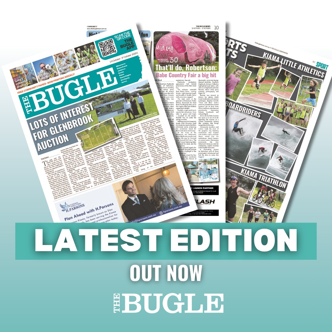Plenty of local news and views in The Bugle 11 October edition