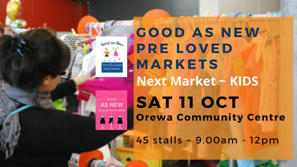Ōrewa pre-loved kids and Snells Kindy MARKETS on today!
